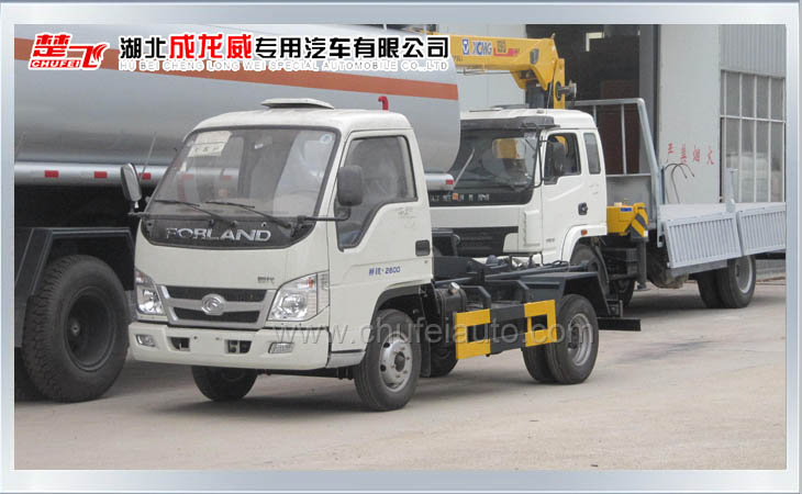 福田時(shí)代車廂可卸式垃圾車
