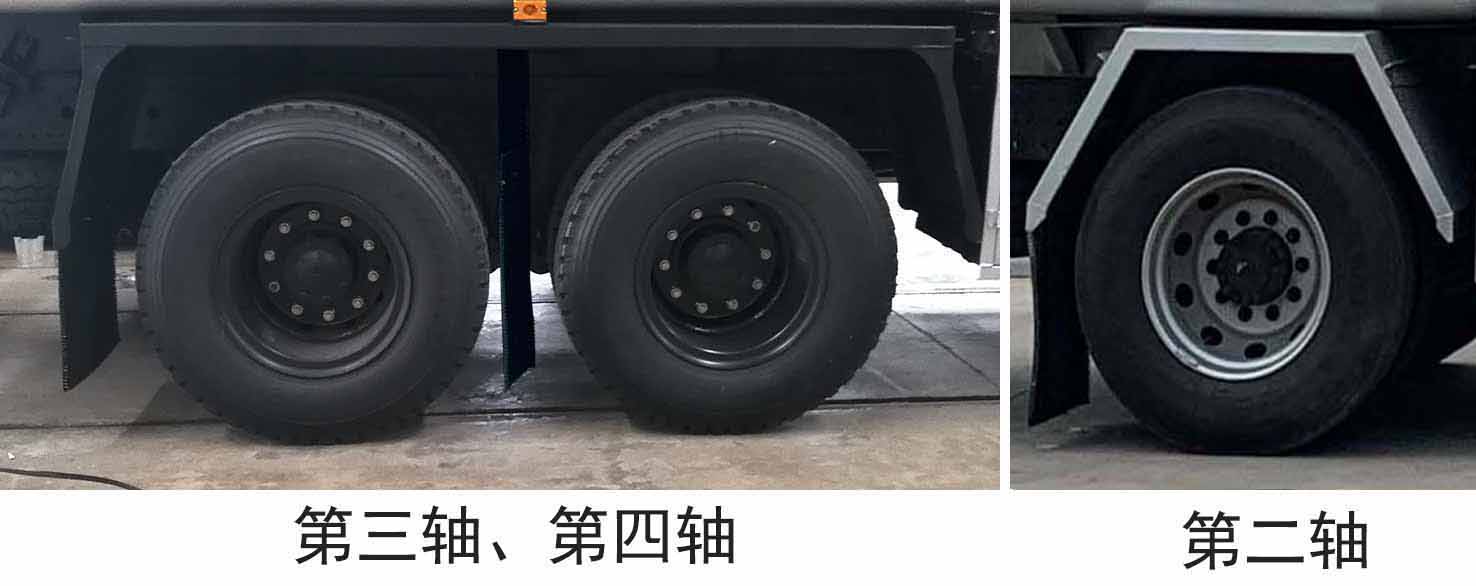 汕德卡前四后八易燃液體罐式運輸車