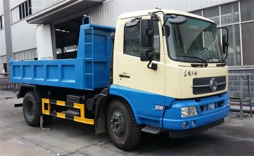 成龍威公司東風天錦自卸式垃圾車圖片參數
